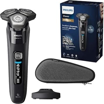 Philips Shaver Series 8000 Wet and Dry Electric Shaver for Men with SkinIQ (Model S8696/35) على Amazon.ae - متتبع الأسعار