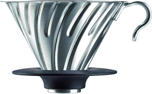 Hario V60 Glass Coffee Dripper Size 02 Silver VDM-02HSV على Amazon.ae - متتبع الأسعار