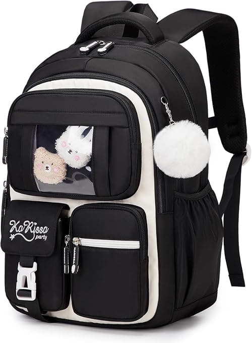 PIG PIG GIRL Kids Backpack for Girls School Bags for Middle School Students Book Bag for Elementary Primary School on Amazon.ae - Price Tracker
