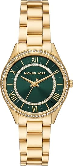 Michael Kors Women's Lauryn Gold-Tone Stainless Steel Bracelet Watch (Model: MK4737) - Amazon.ae Price Tracker