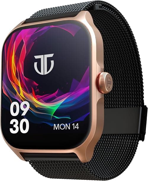 Titan Zeal Premium Fashion Smartwatch|1.85" AMOLED Display with AOD|390 * 450 Pixel Resolution|Functional Crown|SingleSync BT Calling|Advanced Chipset|100+ Sports Modes & Watchfaces IP68 (Mesh Strap) on Amazon.ae - Price Tracker