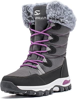 CLYCTIP Warm Lined Winter Shoes Women's Snow Boots Waterproof Outdoor Trekking Hiking Shoes Size 37-42 on Amazon.ae - Price Tracker