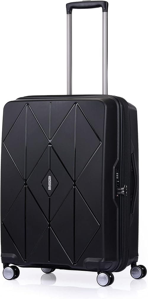 Argyle Suitcase, Cabin Size, 4 Spinner Wheels, Hard Top, Polypropylene, DuoSaf™ Security Zipper|TSA 008-3 Years International Warranty on Amazon.ae - Price Tracker