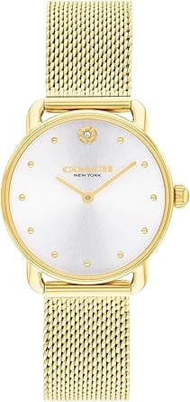 Coach Elliot Women's Watch | Elegant and Sophisticated Stles Combined | Premium Quality Timepiece for Everyday Wear | Water Resistant (Model 14504223) on Amazon.ae - Price Tracker