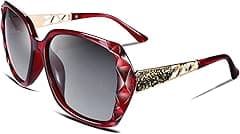 FEISEDY Polarized Women Square Sunglasses Sparkling Composite Shiny Frame B2289 - Amazon.ae Price Tracker