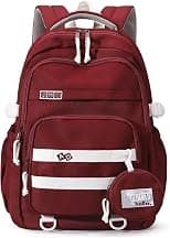 LANSHIYA Cute Aesthetic Backpack for Girls Middle School Students Bookbag Teens Solid Color Lightweight Travel Daypack - Best Deal Finder