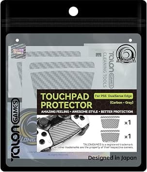 TALONGAMES Touchpad Protector Skin Compatible With PS5 DualSense Edge Controller (Carbon - Grey) on Amazon.ae - Price Tracker