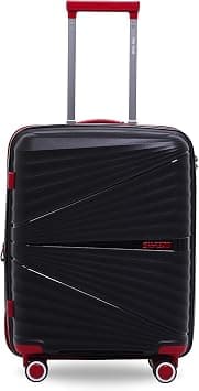 Reflection Classy PP Suitcase, Durable, Lightweight Hardshell, Telescopic Handle, Vertical Series Travel Luggage Trolley with 4 Quiet 360° Wheels and TSA Lock (Black, 28-Inch) on Amazon.ae - Price Tracker