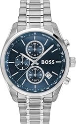BOSS GRAND PRIX 44 MENS BLUE DIAL STAINLESS STEEL WATCH - 1514226 - Best Deal Finder