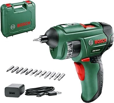 Bosch Cordless Screwdriver PSR Select. up to 90 screws with one battery charge| Model: 0603977071 with 1 year warranty على Amazon.ae - متتبع الأسعار