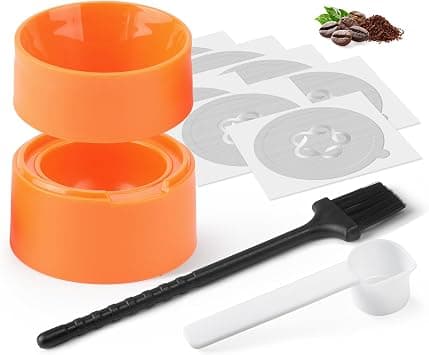 Reusable Vertuo Capsule Refill Kit for NS Vertuo Pods with 100 Pcs Aluminum Foil Seal Lids 62mm,Capsule Holder, Brush & Scoop fit Vertuo POP/Next Reusable Vertuoline Pod Aluminum on Amazon.ae - Price Tracker