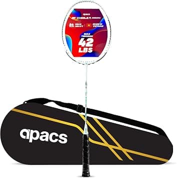 Apacs Z-Ziggler Reborn (Unstrung, 42 LBS High Tension) Max Energy & Power | Slim Shaft | Made in Vietnam | 100% Japanese Graphite Badminton Racket with Free Full Cover on Amazon.ae - Price Tracker