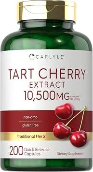 Carlyle Gluten-free Tart Cherry Capsules (10,500mg,200 Pills) على Amazon.ae - متتبع الأسعار