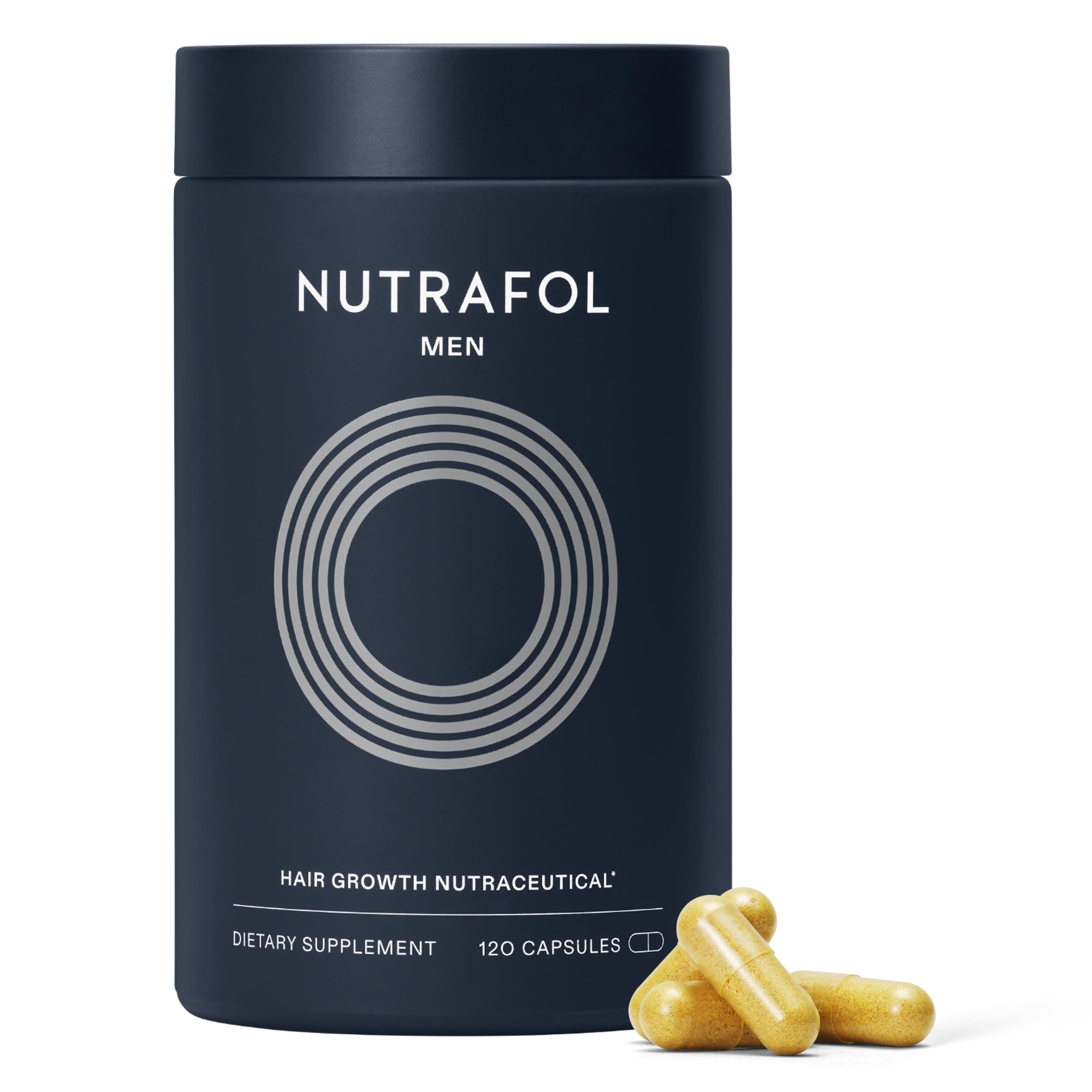 Nutrafol Men's Hair Growth Supplements, Clinically Tested for Visibly Thicker Hair and Scalp Coverage, Dermatologist Recommended - 1 Month Supply on Amazon.ae - Price Tracker