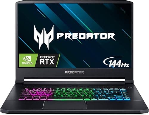 Acer Predator Triton 500 Thin & Light Gaming Laptop, Intel Core i7-9750H, GeForce RTX 2070 Max-Q, 15.6" Full HD 144Hz 3ms IPS Display, 16GB DDR4, 512GB PCIe NVMe SSD, RGB KB, PT515-51-7746 on Amazon.ae - Price Tracker