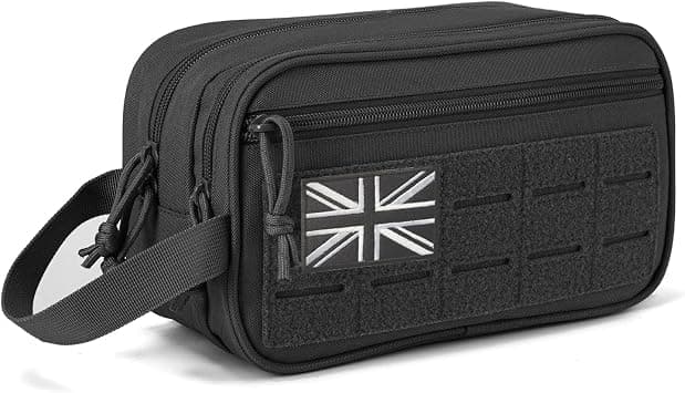 QT&QY Tactical Toiletry Bag For Men Hygiene Bag EDC Military Tool Molle Pouches Small Dopp Kit Mens Shaving Kit Travel shower Bags Black on Amazon - Best Deal Finder
