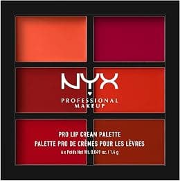 NYX PROFESSIONAL MAKEUP Pro Lip Cream Palette, The Reds, 0.317 Ounce - Best Deal Finder
