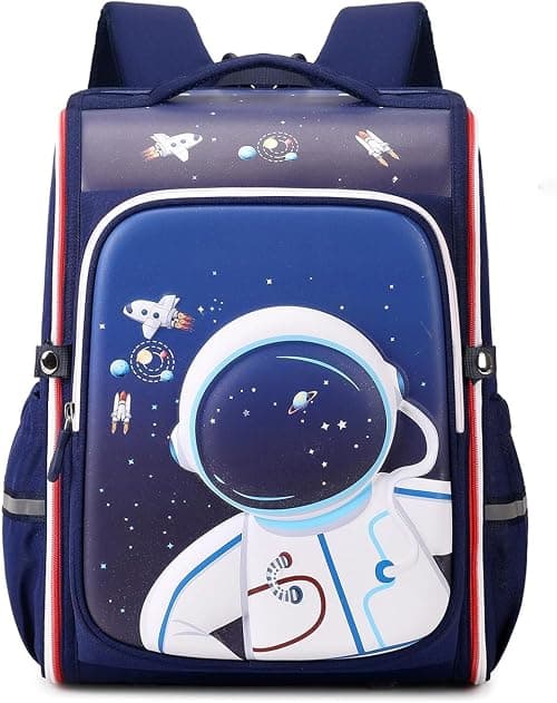 Kids Backpack, Space Astronaut Bookbag School Backpacks, Kids Kindergarten Backpack, School Book Bags, for Kindergarten Preschool Elementary (Blue) on Amazon.ae - Price Tracker