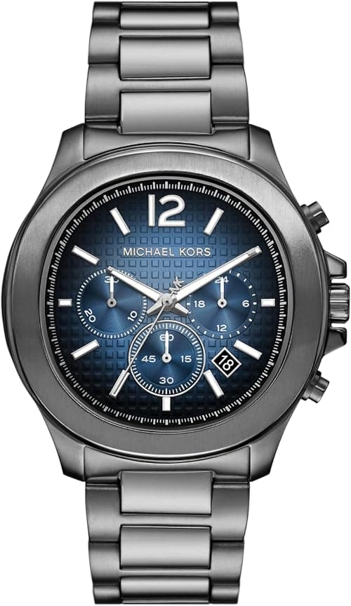 Michael Kors Sage Men's Watch, Stainless Steel for Men with Steel, Gunmetal on Amazon.ae - Price Tracker