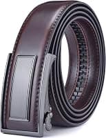Men’s Belt Beltox Ratchet Dress Leather Buckle Belt Black Brown Blue 1 3/8” Gift Box - Best Deal Finder