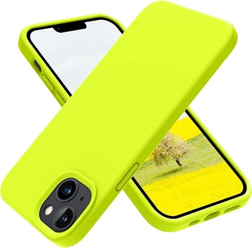 OTOFLY Designed for iPhone 14 Case, Silicone Shockproof Slim Thin Phone Case for iPhone 14 6.1 inch (Fluorescent Yellow) on Amazon.ae - Price Tracker