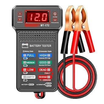 Car Battery Tester,12V Digital Automotive Batteries Tester,Alternator Charging Analyzer,Voltmeter with LCD Display and LED Indication, Voltage Indicator for Car Truck Motorcycle Electrical Tools on Amazon.ae - Price Tracker