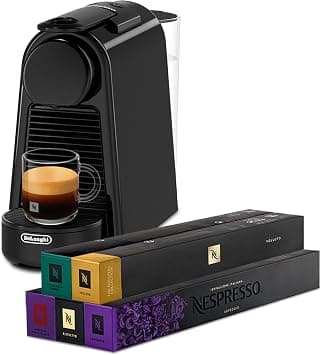 De'Longhi Nespresso Essenza Mini EN85.B Automatic Capsule Coffee Maker for Single Cup, Compact Design, 19 Bar Pressure, 1150 W, Black - متتبع أسعار Amazon.sa