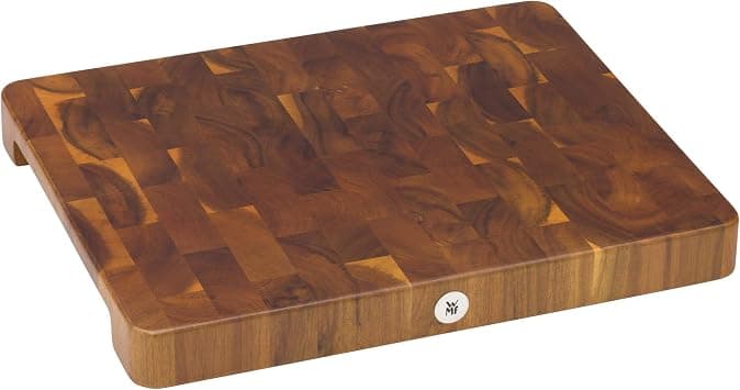 WMF Chopping Board XL 40 x 32 x 4 cm, Wood, Acacia Wood, Gentle on Blade, Large Work Surface, End Wood Look on Amazon.ae - Price Tracker