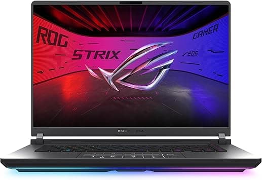 ASUS ROG Strix G16 (2025) Gaming Laptop, 16” ROG Nebula Display 16:10 2.5K 240Hz/3ms, NVIDIA® GeForce RTX™ 5070 Laptop GPU, Intel® Core™ Ultra 9 275HX, 32GB DDR5, 2TB Gen 4 SSD, Wi-Fi 7, Win 11 Pro on Amazon.ae - Price Tracker