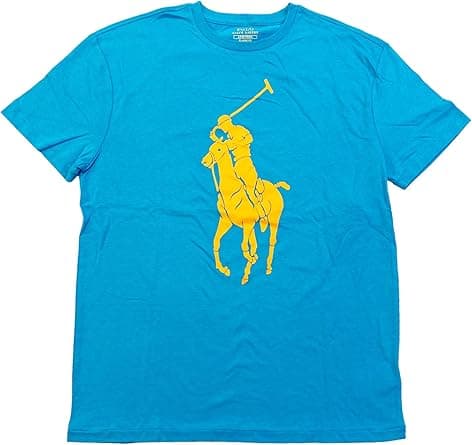 POLO RALPH LAUREN Red Big Polo Pony Cursive Logo T-Shirt 1967 on Amazon.ae - Price Tracker