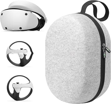 Hard Shell Case for Playstation VR2 All-in-One VR Gaming Headset and Touch Controller, Portable Travel Case Storage Bag with Shoulder Strap (PS VR2, Silver) PS VR2-4 on Amazon.ae - Price Tracker