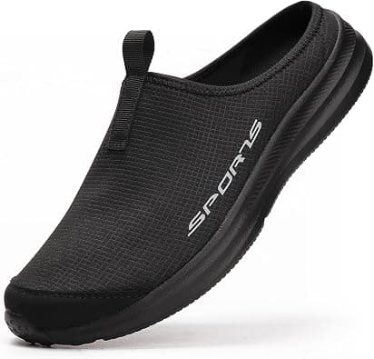 DimaiGlobal Mens Slippers with Arch Support Casual Mules Clog Open Back Shoes Comfort Slip-On Walking Loafer Indoor Outdoor House Shoes على Amazon.ae - متتبع الأسعار