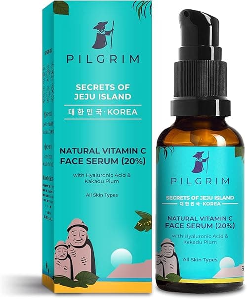 Pilgrim Korean 20% Vitamin C Face Serum with Hyaluronic Acid & Kakadu Plum for glowing/Dry/Oily skin & Combination Skin |For Men and Women | Skin Care |Vegan & Cruelty-free |30ml on Amazon.ae - Price Tracker