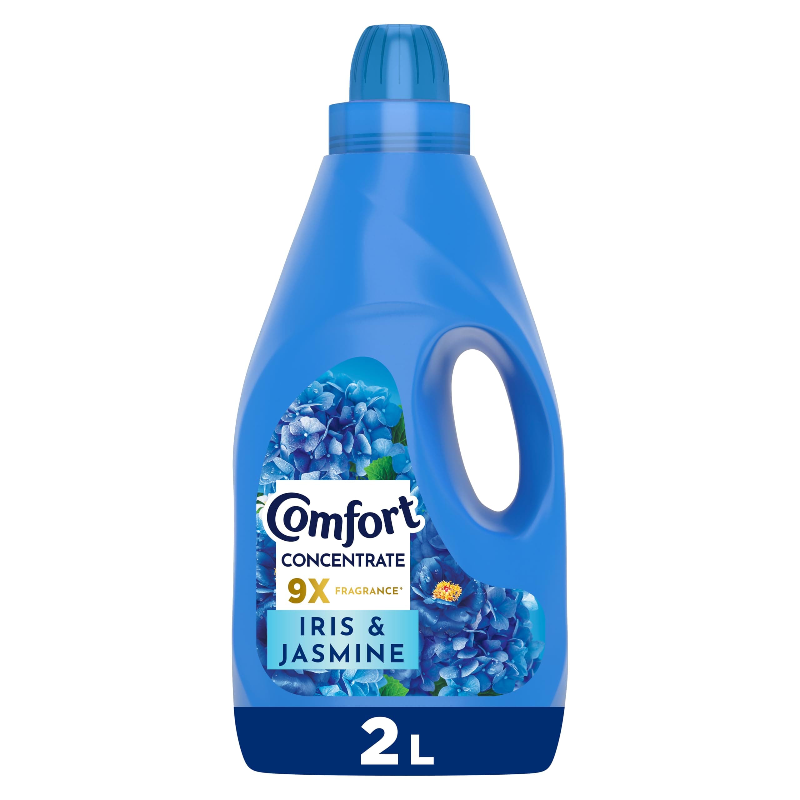 Comfort Concentrate Fabric Softener, Iris & Jasmine, 9x fragrance, 2L,Packaging may vary on Amazon.ae - Price Tracker
