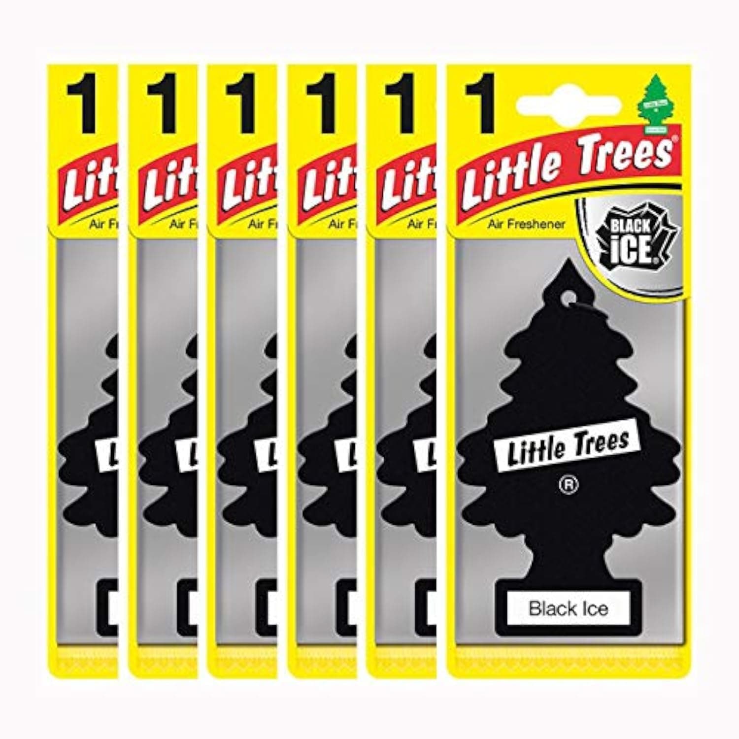 Little Trees Air Freshener Tree MTZ04 Black Ice Fragrance For Car Home Boat Caravan - Six Pack on Amazon.ae - Price Tracker