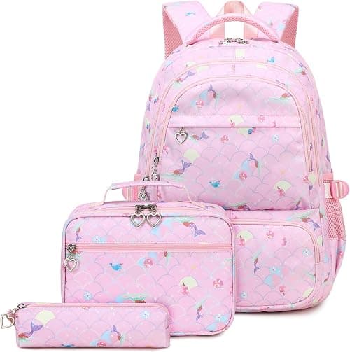 Joyfulife Mermaid Backpack with Lunch Box 3pcs على Amazon.ae - متتبع الأسعار