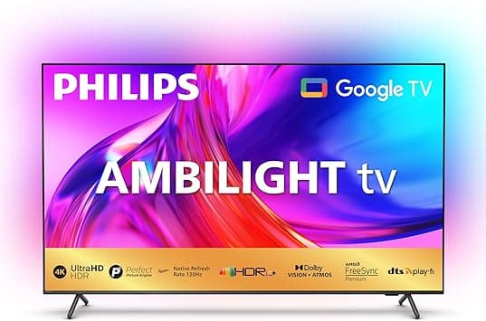 PHILIPS 50 INCH AMBILIGHT PREMIUM GOOGLE TV |120 HZ REFRESH RATE |AI PROCESSOR| DOLBY VISION |DOLBY ATMOS| DTS PLAY-FI | MICRO DIMMING PRO | HDR 10+ | HLG | CALAMAN READY |4K UHD | 50PUT8808| - Amazon.ae Price Tracker