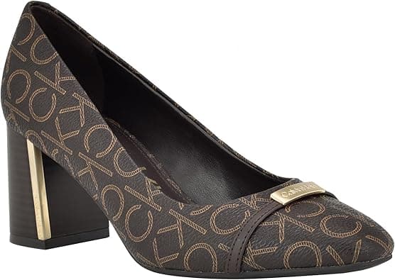 Calvin Klein Women's UNESTA Pump, Brown Logo 200, 7 on Amazon.ae - Price Tracker