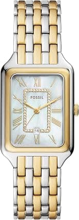 Fossil Raquel Three-Hand Date Two-Tone Stainless Steel Watch - ES5305 - Best Deal Finder