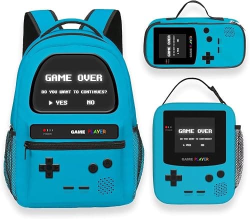 School Backpack for Boys Gamer Backpack for Kids Children Teens Ages 6-18 Video Game Bookbag Travel Back Pack على Amazon.ae - متتبع الأسعار