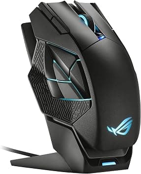 ASUS ROG Spatha X Wireless Gaming Mouse (Magnetic Charging Stand, 12 Programmable Buttons, 19,000 DPI, Push-Fit Hot Swap Switch Sockets, ROG Micro Switches, ROG Paracord and Aura RGB Lighting) on Amazon - Best Deal Finder