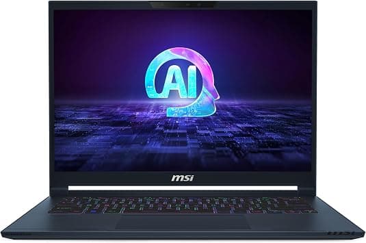 msi Stealth 14 AI Studio 14” 165Hz FHD+ Gaming Laptop: Intel Core Ultra 7-155H, NVIDIA Geforce RTX 4050, 16GB DDR5, 1TB NVMe SSD, Thunderbolt 4, Win 11 Pro: Star Blue A1VEG-090US على Amazon.ae - متتبع الأسعار