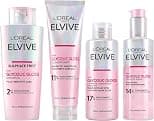 L'Oréal Paris Elvive Glycolic Gloss for Dull Porous Hair, Get The Shiniest Hair of Your Life, Glossing Routine for Mirror-Like Shine, Shampoo, Conditioner, Lamination Treatment, Leave-In Serum Set - Best Deal Finder