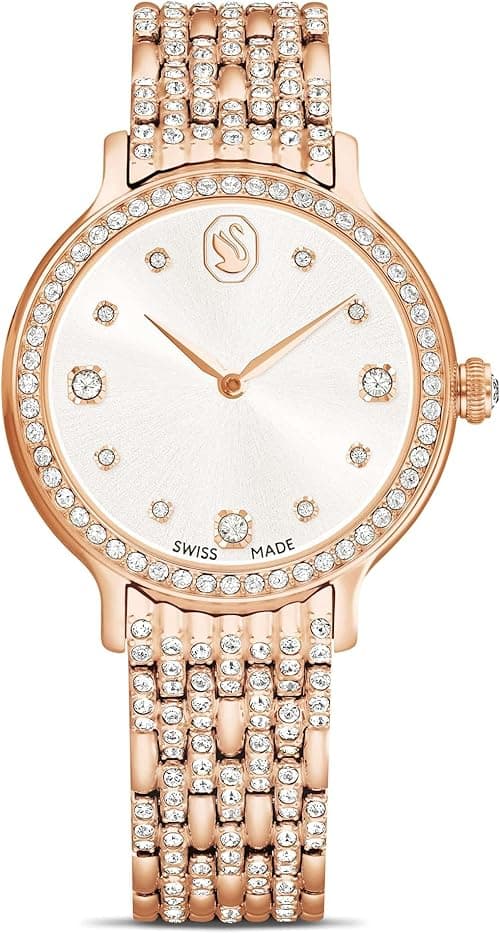 Swarovski Imber Watch, Swiss Made, Metal Bracelet, Rose Gold Tone, Rose Gold-Tone Finish, Rose Gold Tone on Amazon.ae - Price Tracker