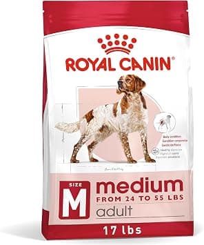 Royal Canin Medium Breed Adult Dry Dog Food, 17 lb bag - متتبع أسعار Amazon.sa