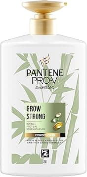 Pantene Grow Strong Conditioner with Biotin and Bamboo, 1l. Helps Promote Hair Growth and Reduce Hair Loss, for Dry Damaged Hair on Amazon.ae - Price Tracker