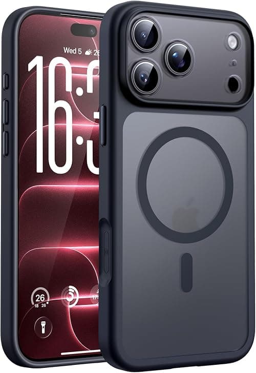 TOCOL for iPhone 18 Pro Case, Compatible with Magnetic, Black على Amazon.ae - متتبع الأسعار