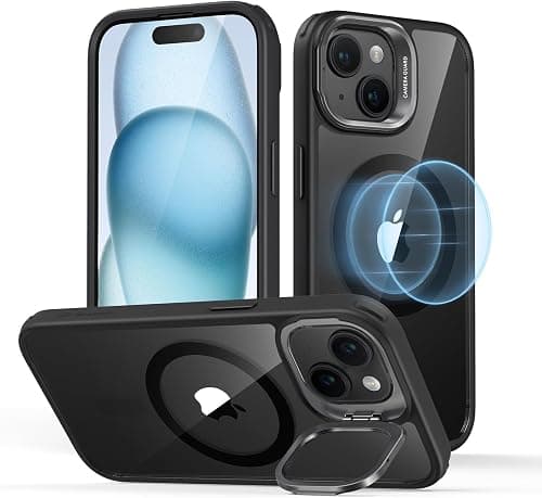 ESR Classic Hybrid for iPhone 15 Plus Case with Flex Stand, Clear Black على Amazon.ae - متتبع الأسعار