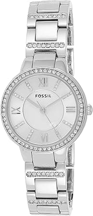 Fossil Casual Watch Analog Display For Women Es3282, Silver Band on Amazon.ae - Price Tracker