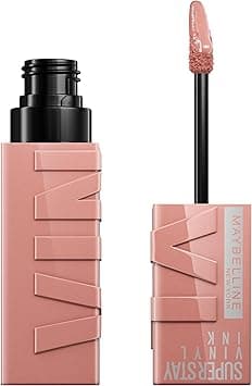Maybelline New York Super Stay Vinyl Ink Nudes Longwear Transfer Proof Gloss Lipstick, Captivated on Amazon.ae - Price Tracker